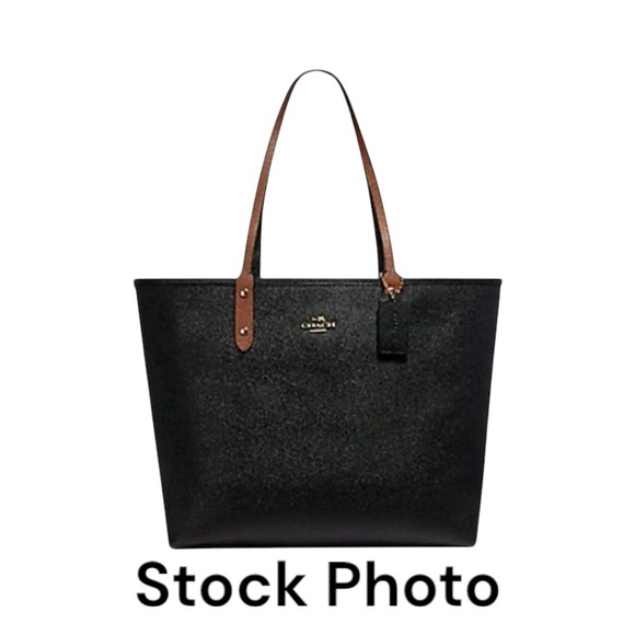 Coach Wild Heart Reversible City Tote Leopard Ocelot - Picture 11 of 13